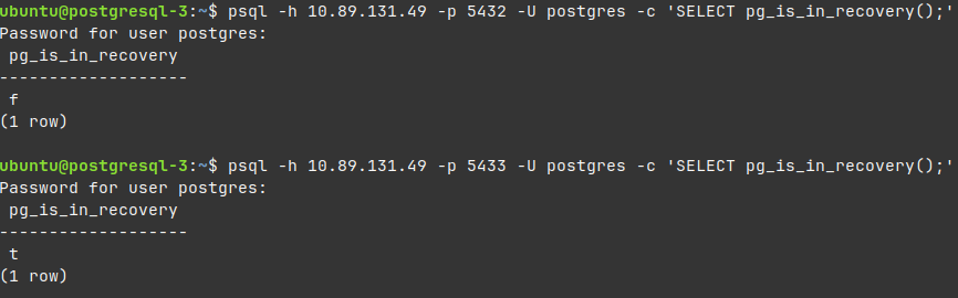 testing koneksi ke haproxy